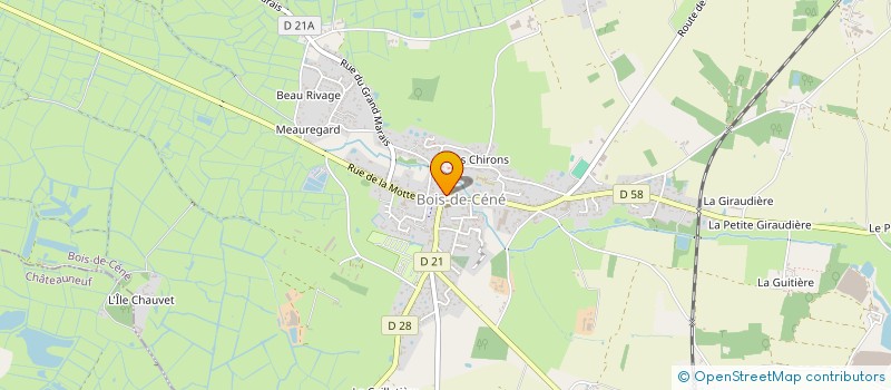 localisation de l'entreprise SARL FRANCOIS LAMY TP  CHATEAUNEUF