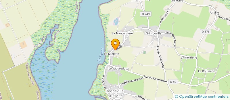 localisation de l'entreprise SARL FRANCOIS MATERIAUX à REGNEVILLE-SUR-MER