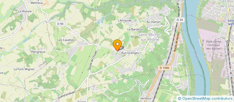 localisation de l'entreprise SARL FRANCOIS VILLARD à SAINT-MICHEL-SUR-RHONE
