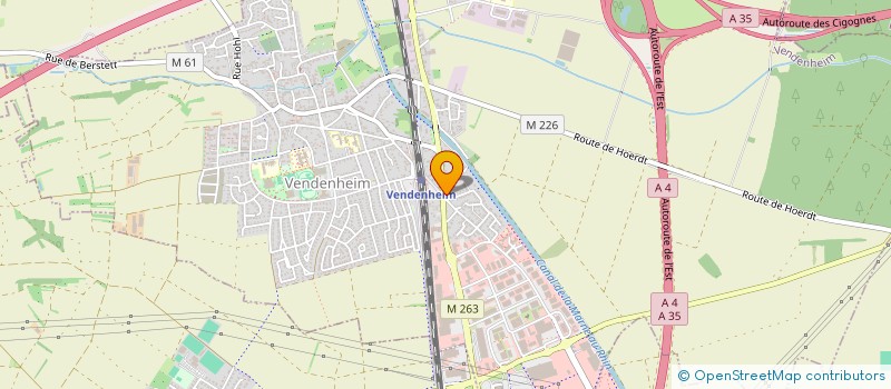 localisation de l'entreprise SARL FRANCOIS YEDMEL à VENDENHEIM