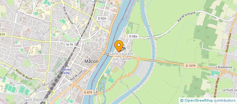 localisation de l'entreprise SARL FRANGE'IN  SAINT-LAURENT-SUR-SAONE