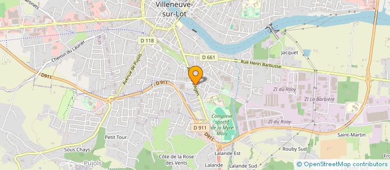 localisation de l'entreprise SARL FRANZIN AUTOMOBILES à VILLENEUVE-SUR-LOT