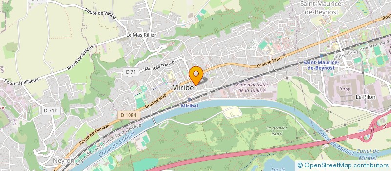 localisation de l'entreprise SARL FRAU à MIRIBEL