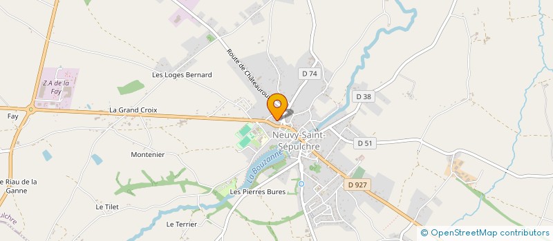localisation de l'entreprise SARL FRAUDET FRERES à NEUVY-SAINT-SEPULCHRE