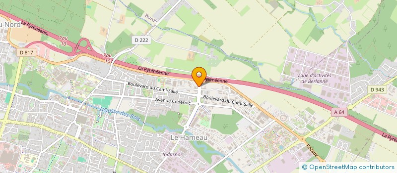 localisation de l'entreprise SARL FREBOURG & ASSOCIES à PAU