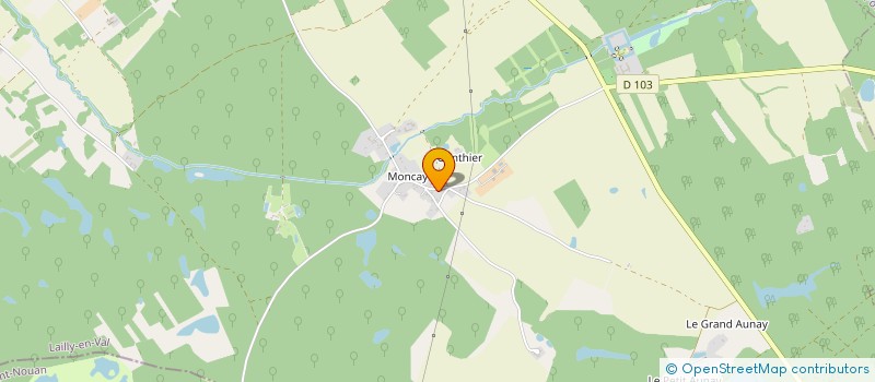 localisation de l'entreprise SARL FREDELEC à LAILLY-EN-VAL