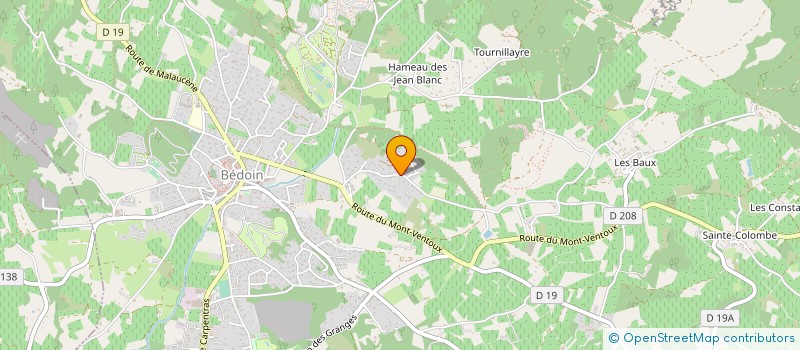 localisation de l'entreprise SARL FREDERIC CHARBONNEL  BEDOIN