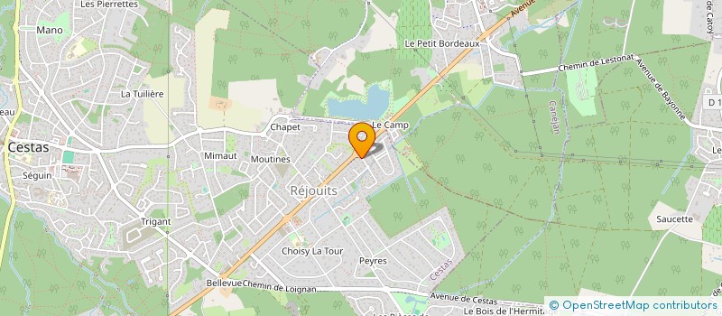 localisation de l'entreprise SARL FREDERIC GONZALEZ à CESTAS