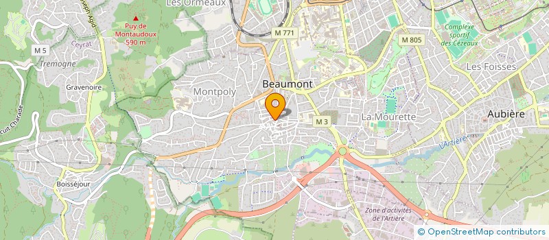 localisation de l'entreprise SARL FREDERIC SERRE à BEAUMONT