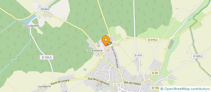 localisation de l'entreprise SARL FREDERIC VAUX à SENONCHES