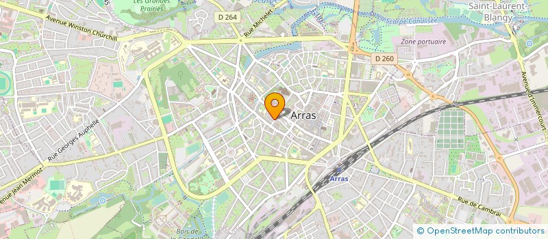 localisation de l'entreprise SARL FREDERIQUE ALAIN à ARRAS