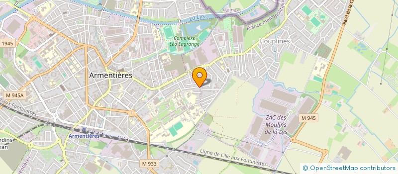 localisation de l'entreprise SARL FREDIAL CARRELAGE à ARMENTIERES