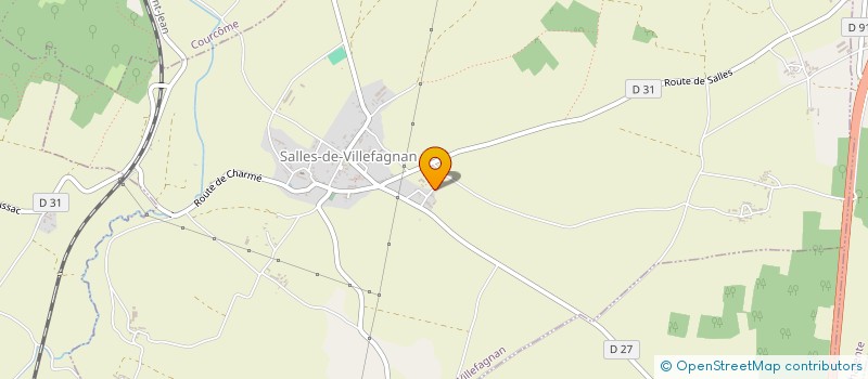 localisation de l'entreprise SARL FREDIERE TRANSPORT à SALLES-DE-VILLEFAGNAN