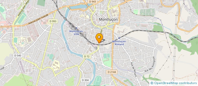 localisation de l'entreprise SARL FREE SON & LUMIERE à MONTLUCON