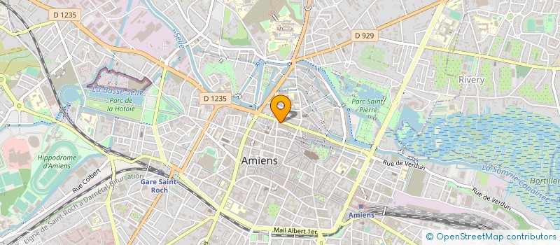 localisation de l'entreprise SARL FREE WEST  AMIENS