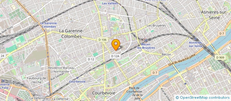 localisation de l'entreprise SARL FREEFORM DESIGN à COURBEVOIE