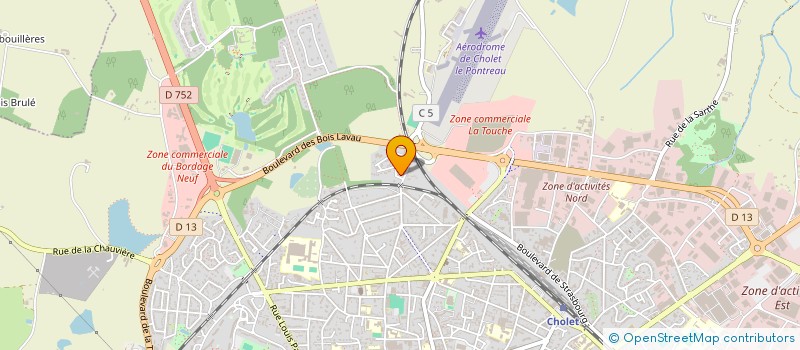localisation de l'entreprise SARL FRELAND BEAUCENT à CHOLET