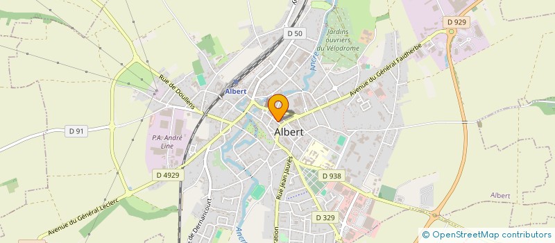 localisation de l'entreprise SARL FREP à ALBERT
