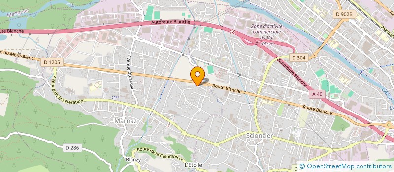 localisation de l'entreprise SARL FRERES KUSS  MARNAZ