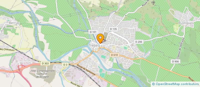 localisation de l'entreprise SARL FRET 11 à TREBES