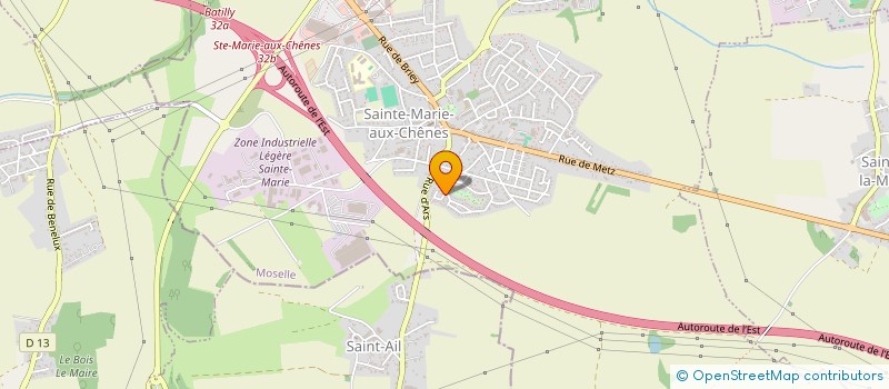 localisation de l'entreprise SARL FREUND  SAINTE-MARIE-AUX-CHENES