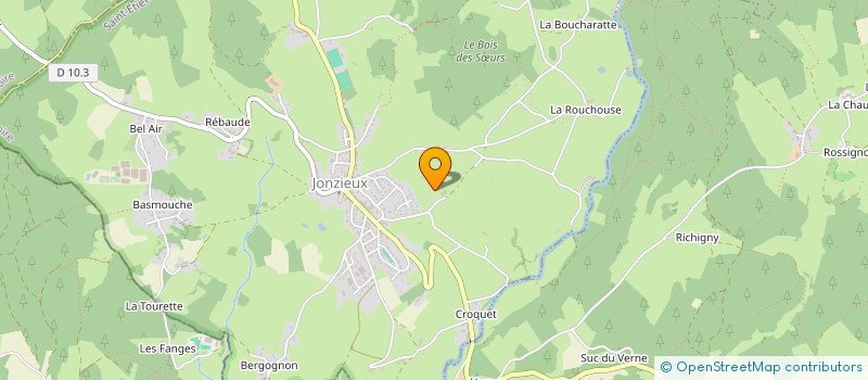 localisation de l'entreprise SARL FREYSSINET  JONZIEUX