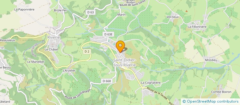 localisation de l'entreprise SARL FREZET  CHABANIERE