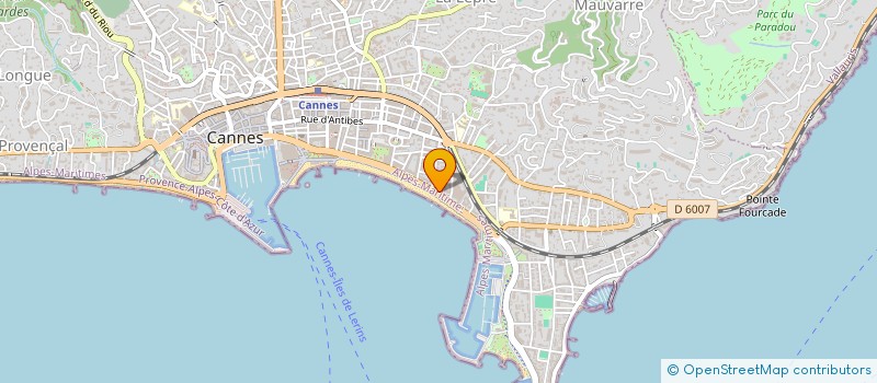 localisation de l'entreprise SARL FRIED IMMOBILIER à CANNES