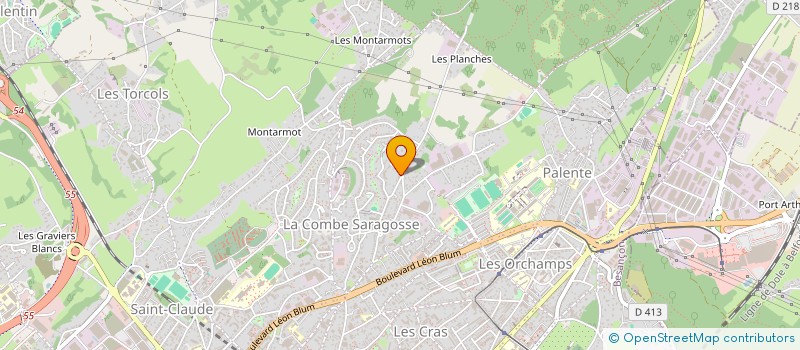 localisation de l'entreprise SARL FRIGAP à BESANCON