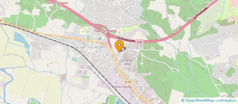 localisation de l'entreprise SARL FRIMATEL à PUGET-SUR-ARGENS