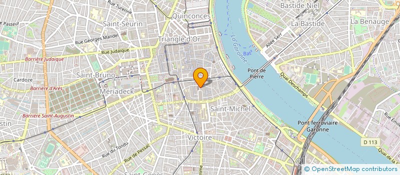localisation de l'entreprise SARL FRITEX à BORDEAUX