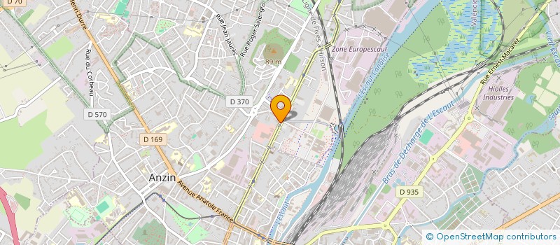 localisation de l'entreprise SARL FRO FER  ANZIN