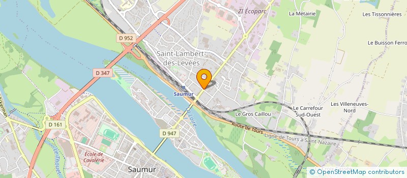 localisation de l'entreprise SARL FROGER à SAUMUR