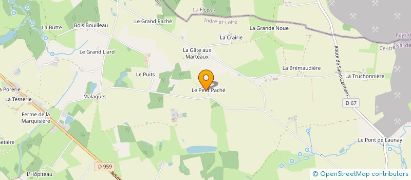 localisation de l'entreprise SARL FROGER PATRICK à VILLIERS AU BOUIN