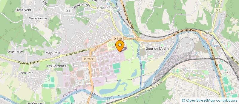 localisation de l'entreprise SARL FROID TRAITE PLOMBERIE ELECTRICITE à MARSAC-SUR-L'ISLE