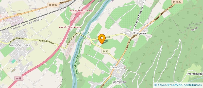 localisation de l'entreprise SARL FROM'EMBAL à IZERON