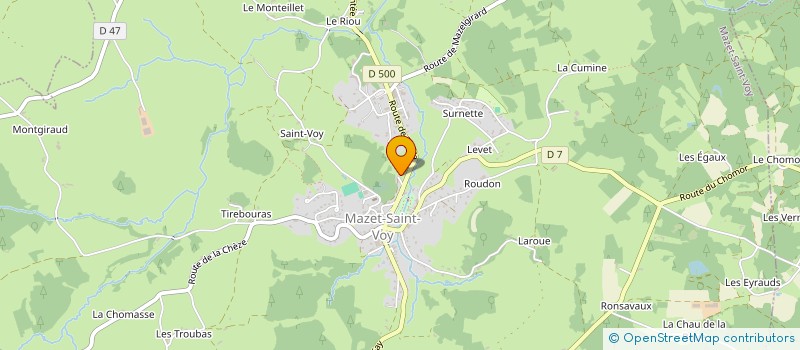 localisation de l'entreprise SARL FROMAGERIE DU HAUT LIGNON à MAZET-SAINT-VOY