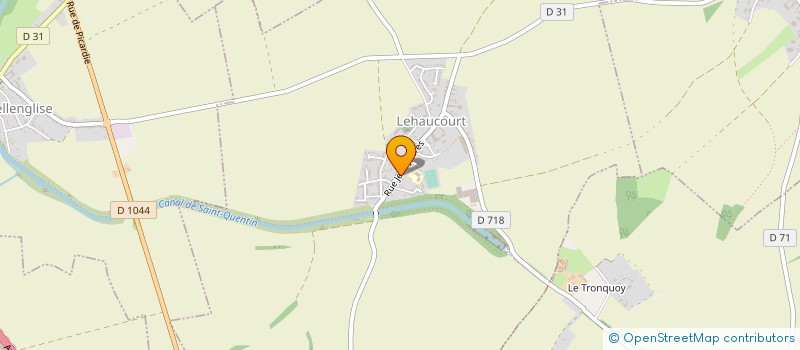 localisation de l'entreprise SARL FROMENT FRERES à LEHAUCOURT