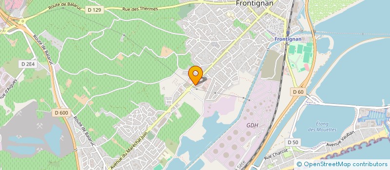 localisation de l'entreprise SARL FRONTIFIT à FRONTIGNAN