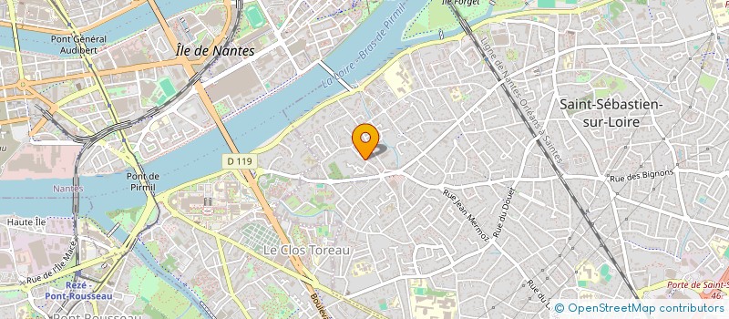 localisation de l'entreprise SARL FRONTIUM LABS  SAINT-SEBASTIEN-SUR-LOIRE