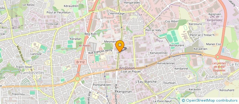 localisation de l'entreprise SARL FRP à BREST