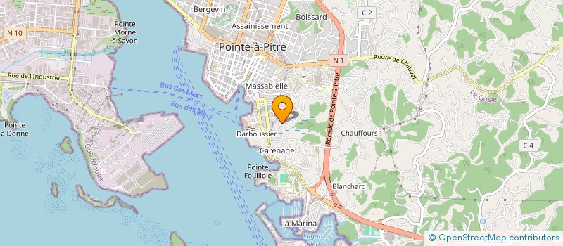 localisation de l'entreprise SARL FRUIT SOLEIL à LES ABYMES