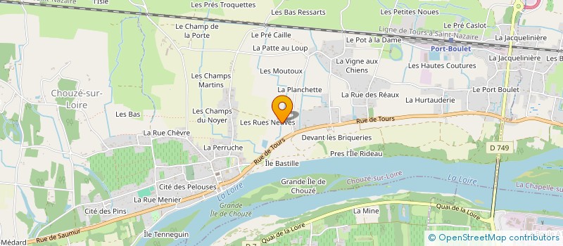 localisation de l'entreprise SARL FRUITS DE CHOUZE à CHOUZE-SUR-LOIRE