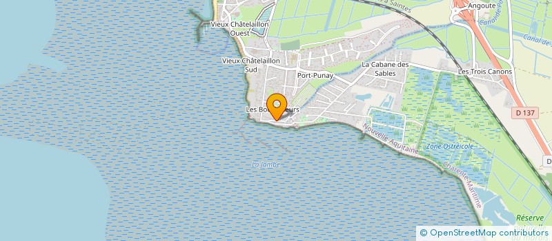 localisation de l'entreprise SARL FRUITS DE L'OCEAN à CHATELAILLON-PLAGE