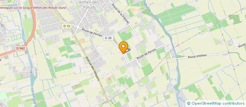 localisation de l'entreprise SARL FSM  ALTHEN-DES-PALUDS