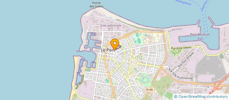 localisation de l'entreprise SARL FSN BLANCHISSERIE à LE PORT