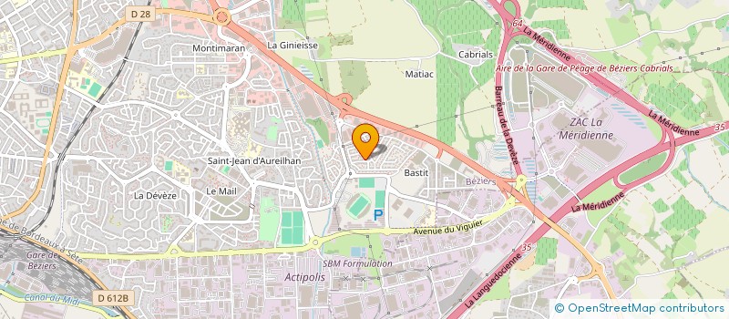 localisation de l'entreprise SARL FTC à BEZIERS