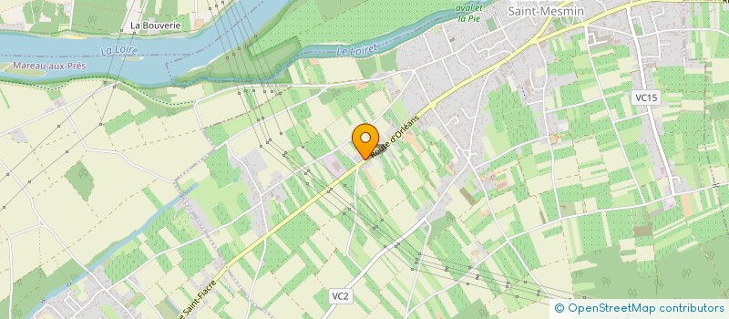 localisation de l'entreprise SARL FTHL CHARPENTE ET COUVERTURE  SAINT-HILAIRE-SAINT-MESMIN