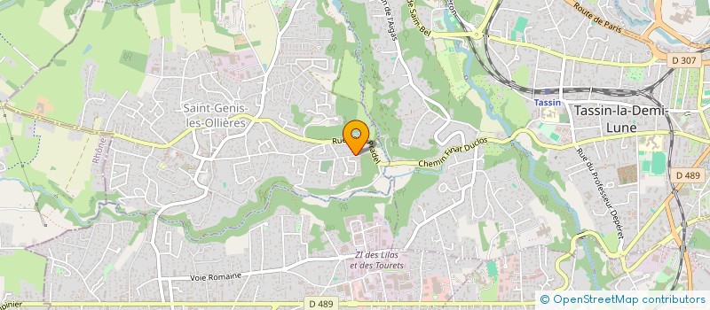 localisation de l'entreprise SARL FUG  SAINT-GENIS-LES-OLLIERES