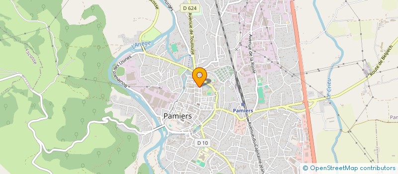 localisation de l'entreprise SARL FUJIKOSHI à PAMIERS